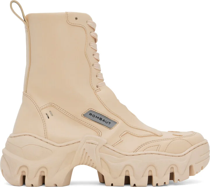 Rombaut SSENSE Exclusive Beige Boccaccio II Boots