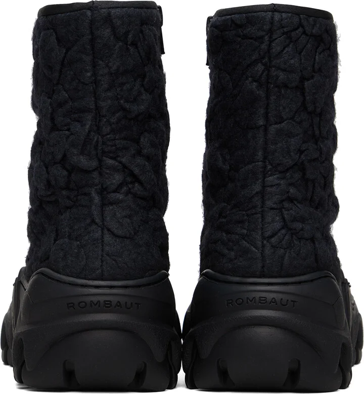 Rombaut SSENSE Exclusive Black Boccaccio II Lite Boots - Image 2