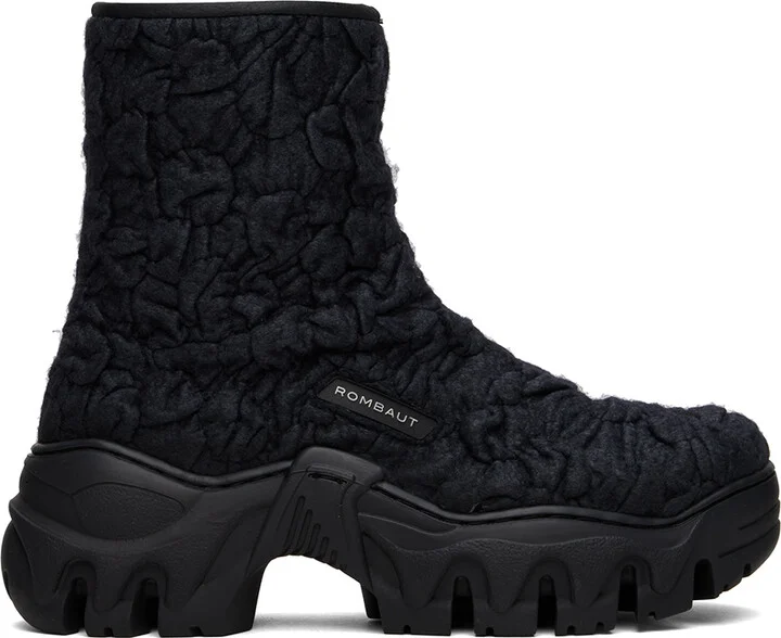 Rombaut SSENSE Exclusive Black Boccaccio II Lite Boots