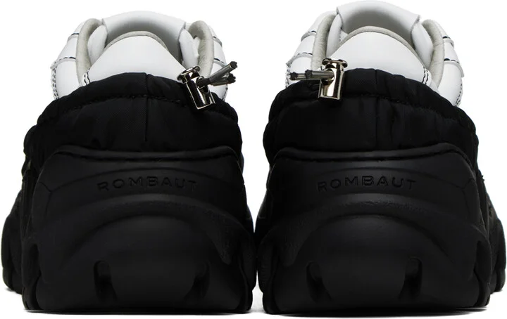 Rombaut SSENSE Exclusive Black & White Boccaccio II Future Sneakers - Image 2
