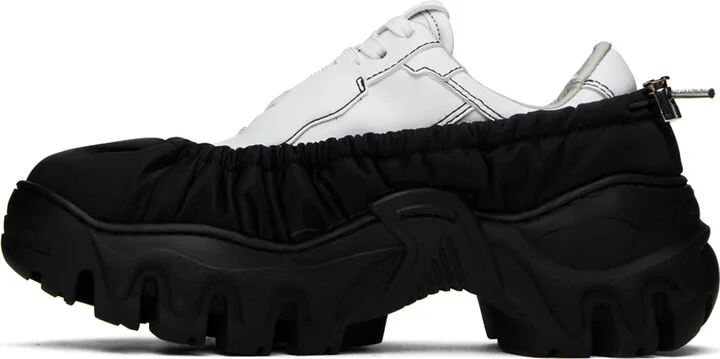 Rombaut SSENSE Exclusive Black & White Boccaccio II Future Sneakers - Image 3