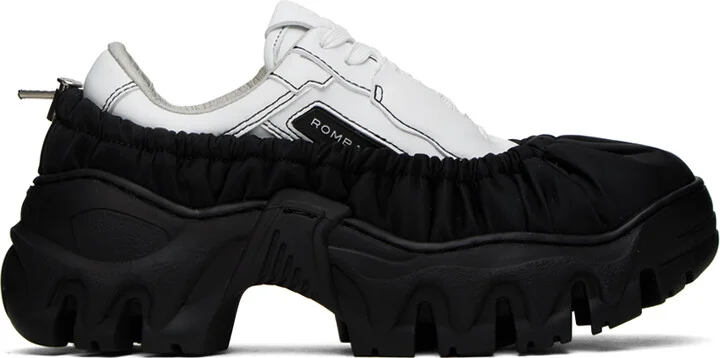 Rombaut SSENSE Exclusive Black & White Boccaccio II Future Sneakers
