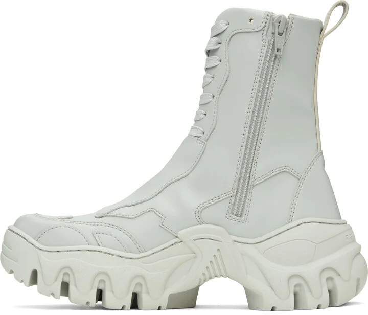 Rombaut SSENSE Exclusive Gray Boccaccio II Boots - Image 3