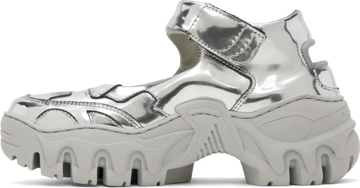 Rombaut SSENSE Exclusive Silver Boccaccio II Ibiza Sneakers - Image 3