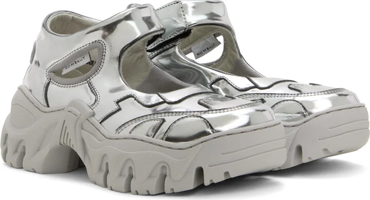 Rombaut SSENSE Exclusive Silver Boccaccio II Ibiza Sneakers - Image 4