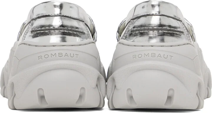Rombaut SSENSE Exclusive Silver Boccaccio II Loafers - Image 2