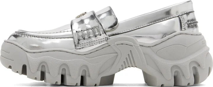 Rombaut SSENSE Exclusive Silver Boccaccio II Loafers - Image 3