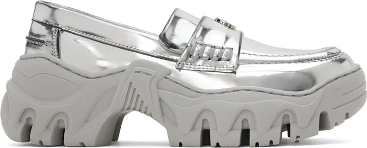 Rombaut SSENSE Exclusive Silver Boccaccio II Loafers