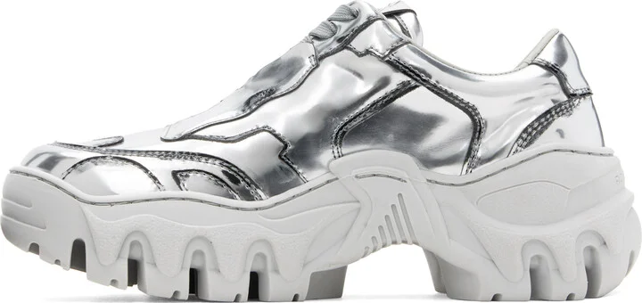 Rombaut SSENSE Exclusive Silver Lava Boccaccio II Sneakers - Image 3
