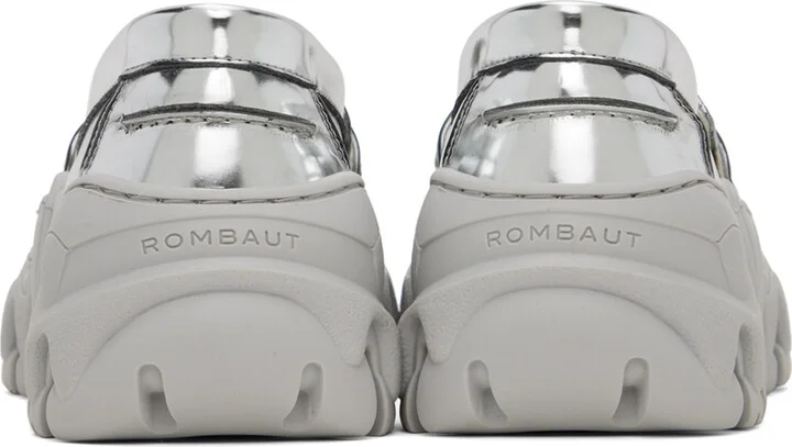 Rombaut SSENSE Exclusive Silver Loafers - Image 2