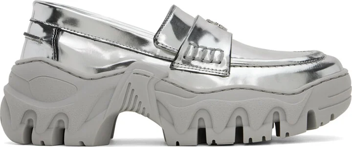 Rombaut SSENSE Exclusive Silver Loafers