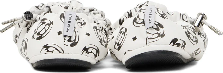 Rombaut White Aura Ballerina Flats - Image 2