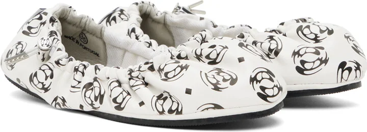 Rombaut White Aura Ballerina Flats - Image 4