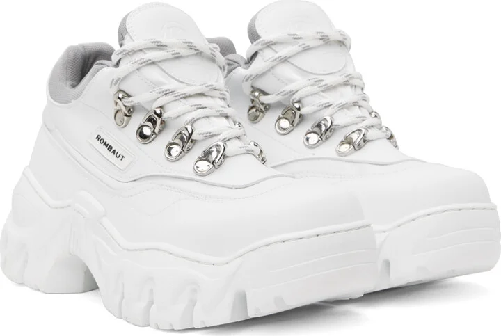 Rombaut White Boccaccio II Asfalto Sneakers - Image 4