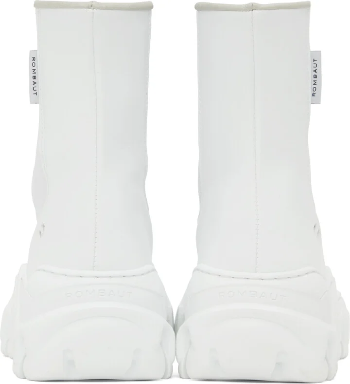 Rombaut White Boccaccio II Chelsea Boots - Image 2
