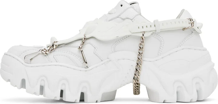 Rombaut White Boccaccio II Harness Sneakers - Image 3