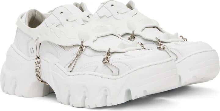 Rombaut White Boccaccio II Harness Sneakers - Image 4