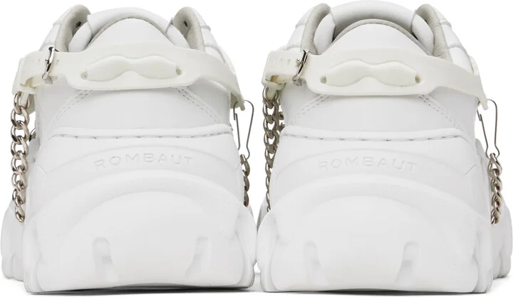Rombaut White Boccaccio II Harness Sneakers - Image 2