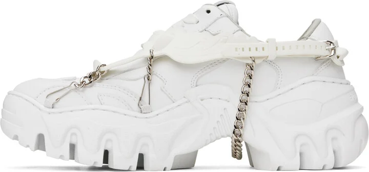 Rombaut White Boccaccio II Harness Sneakers - Image 3