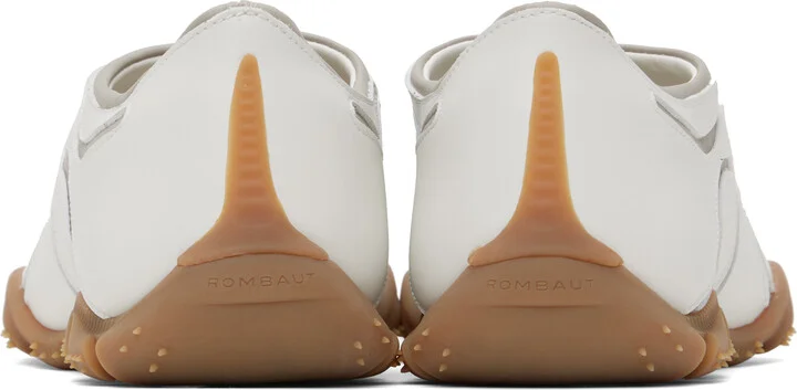 Rombaut White & Gray DAO Sneakers - Image 2