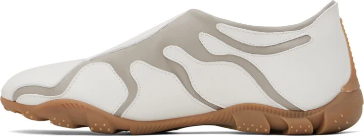 Rombaut White & Gray DAO Sneakers - Image 3