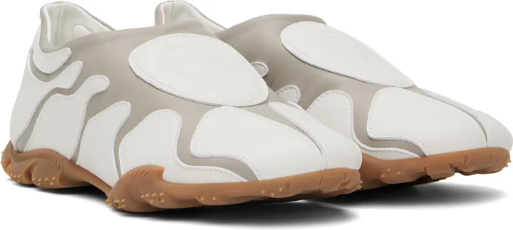 Rombaut White & Gray DAO Sneakers - Image 4