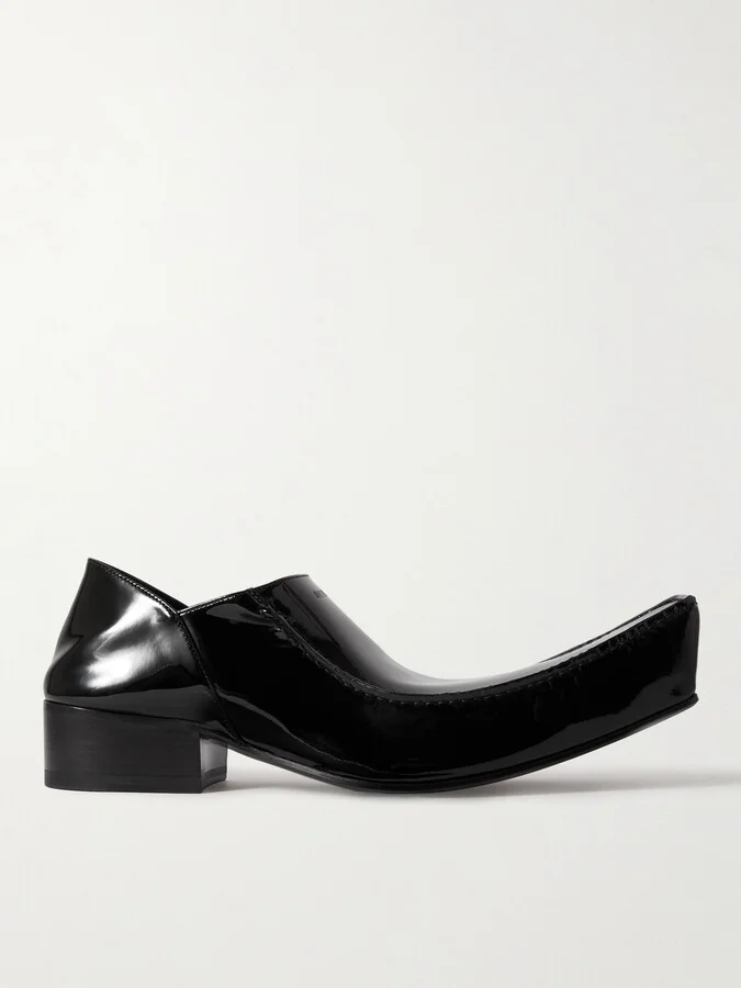 Romeo Collapsible-Heel Patent-Leather Loafers