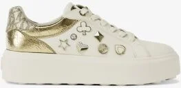 Romey Embellished Mixed-Media Platform Sneaker - Image 4