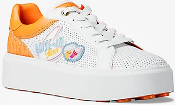 Romey Embellished Mixed-Media Sneaker