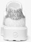 Romey Metallic Two-Tone Signature Logo Platform Sneaker - Image 5