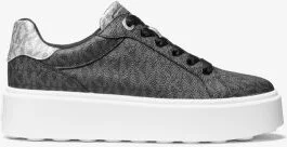 Romey Metallic Two-Tone Signature Logo Platform Sneaker - Image 7