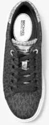 Romey Metallic Two-Tone Signature Logo Platform Sneaker - Image 8