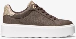 Romey Metallic Two-Tone Signature Logo Platform Sneaker - Image 11