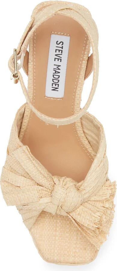 Romey Raffia Platform Ankle Strap Sandal - Image 5