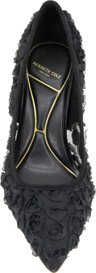 Romi Floral Mesh Pointed Toe Pump - Image 4