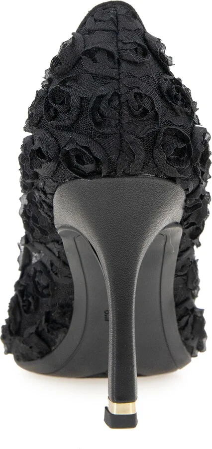 Romi Floral Mesh Pointed Toe Pump - Image 7