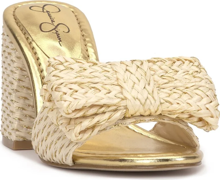 Romilda Raffia Sandal