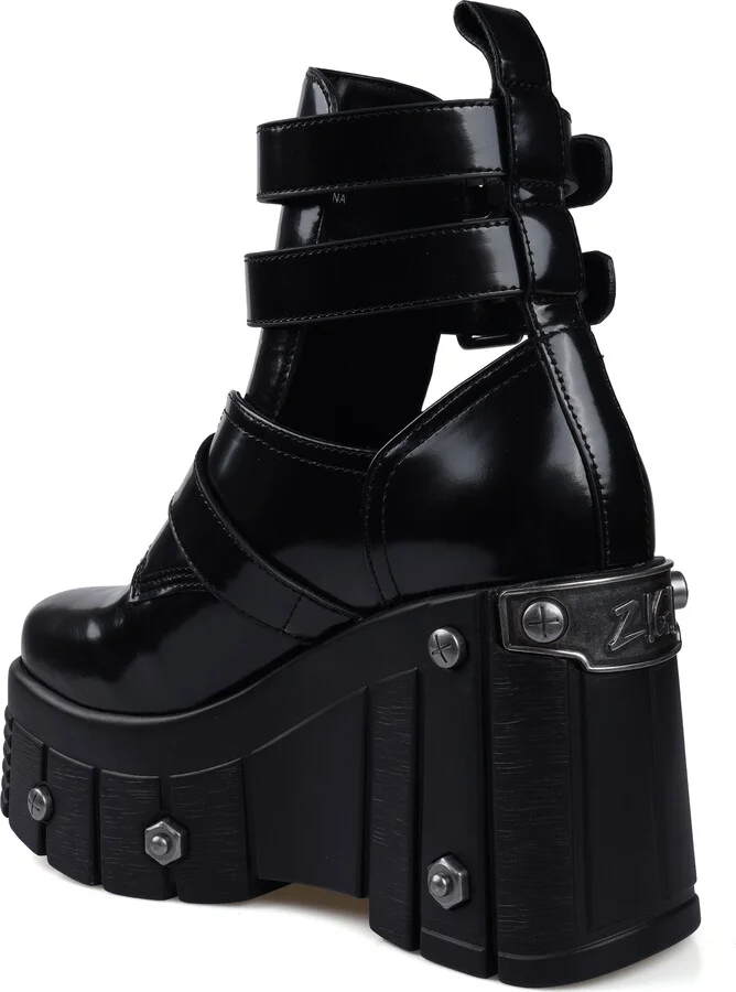 Romina Studded Lug Platform Bootie - Image 2