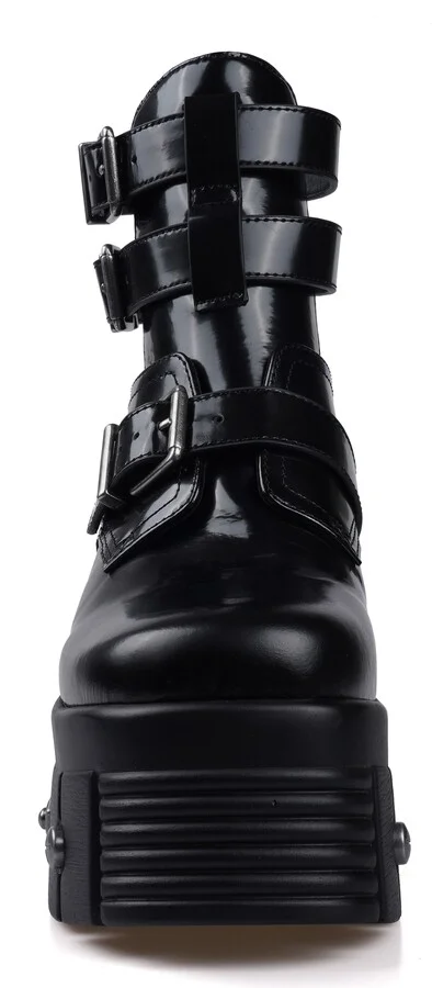Romina Studded Lug Platform Bootie - Image 4