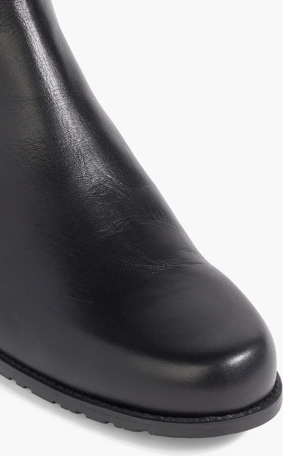 Romper leather ankle boots - Image 4