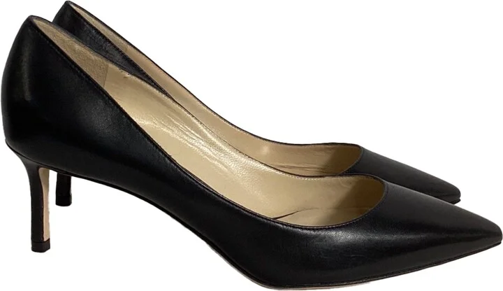 Romy 60 Pumps in Black Leather