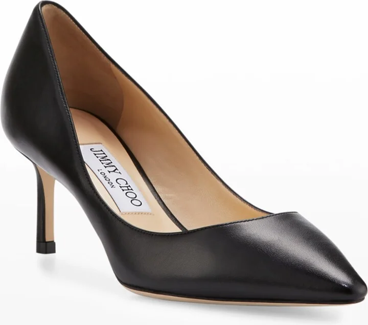 Romy 60mm Leather Pumps - Image 3