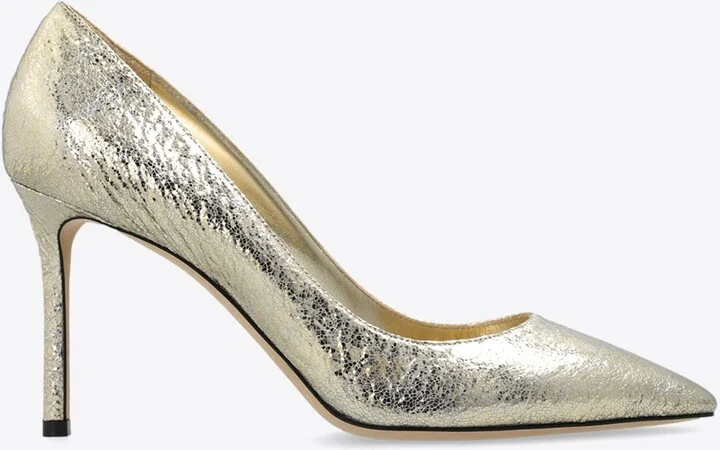 Romy 85 Leather Pumps