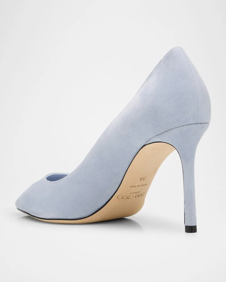 Romy 85 Suede Pumps - Image 4