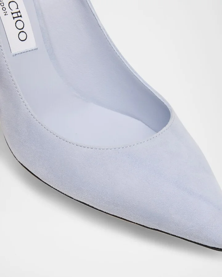 Romy 85 Suede Pumps - Image 9