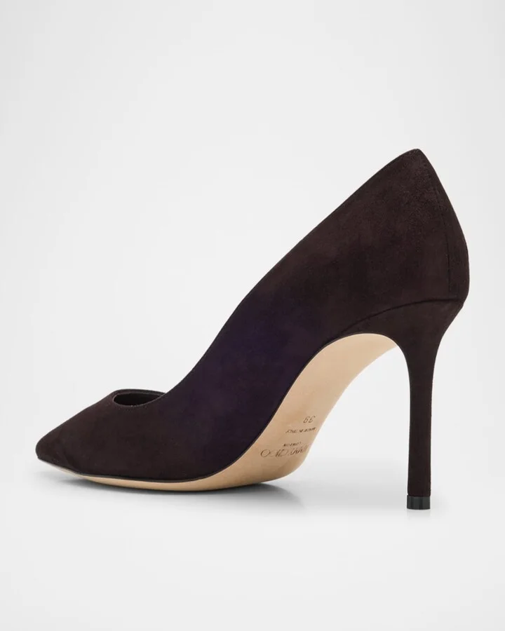 Romy 85 Suede Pumps - Image 5