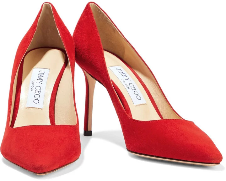 Romy 85 suede pumps - Image 2