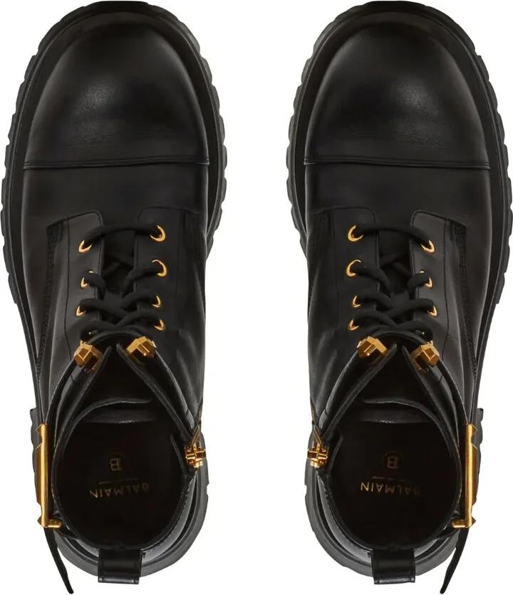 Romy lace-up leather boots - Image 4