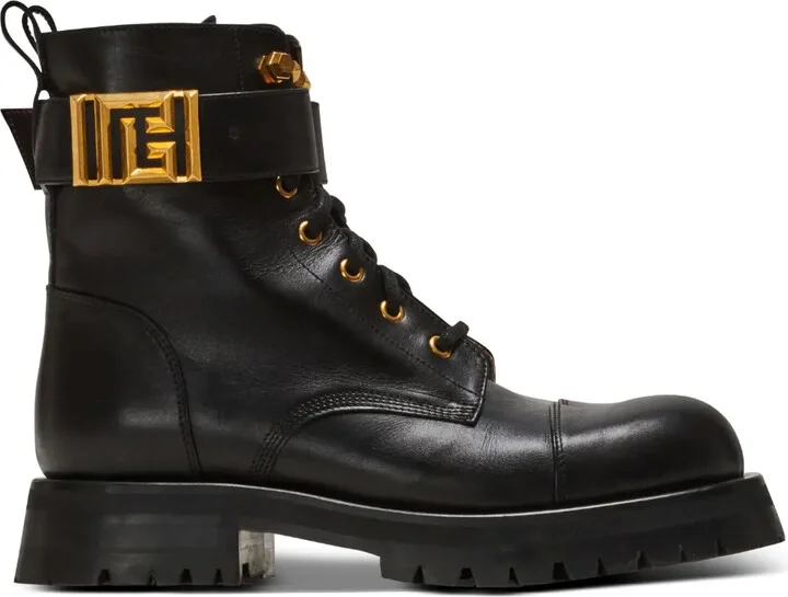 Romy lace-up leather boots