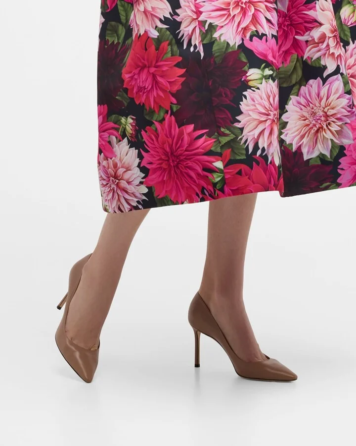 Romy Leather Stiletto Pumps - Image 9